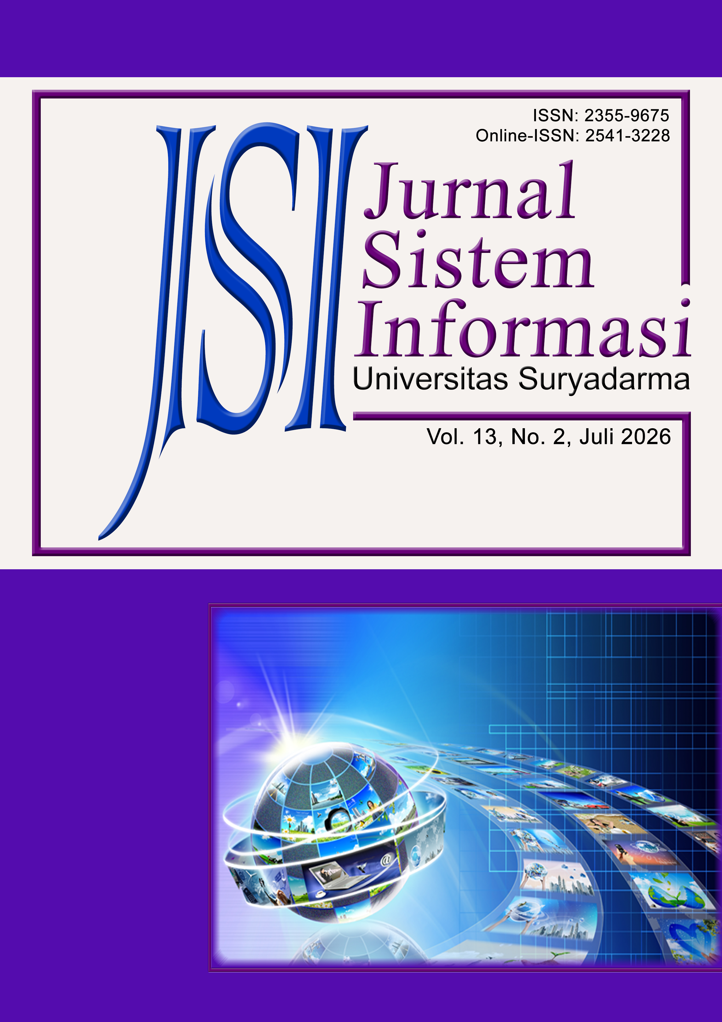 					View Vol. 13 No. 2 (2026):  JSI (Jurnal sistem Informasi) Universitas Suryadarma
				