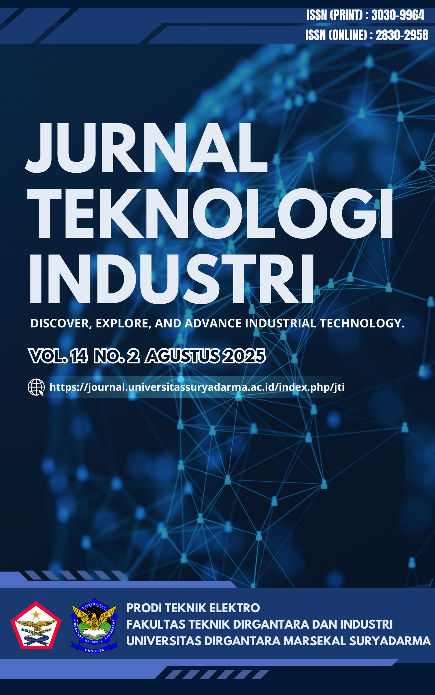 					View Vol. 14 No. 2 (2025): Jurnal Teknologi Industri
				
